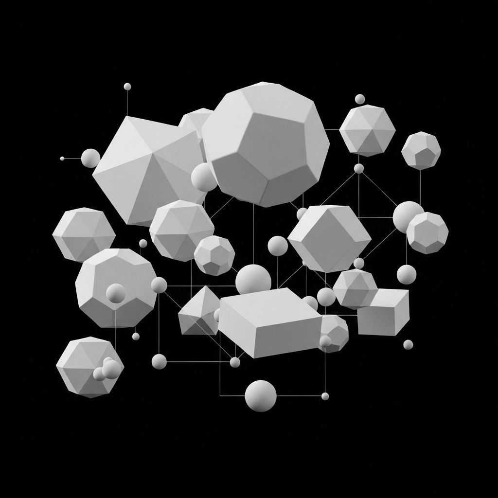 Abstract visualization of AI model ecosystem